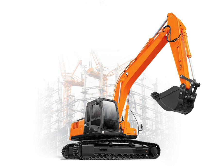 OGT Civils - Orange Excavator